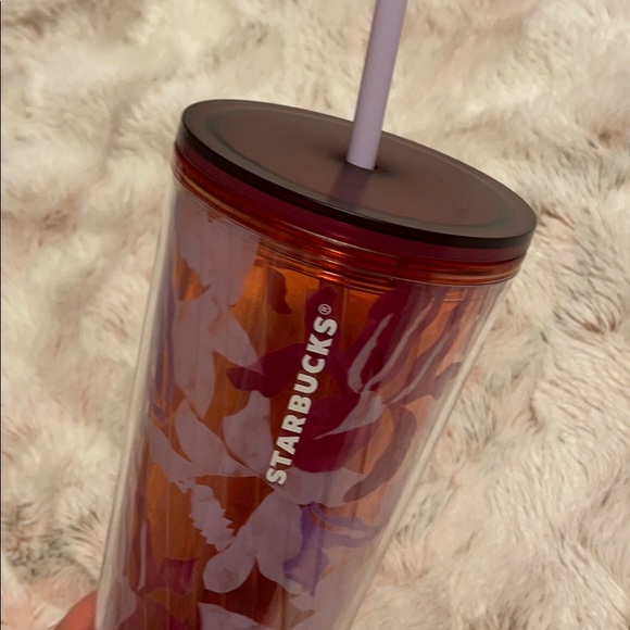 Starbucks Accessories - Starbucks Tumbler 24oz Floral Swirl